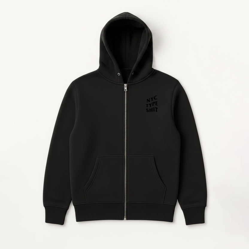 NYC TYPE SHIT HOODIE ZIP UP