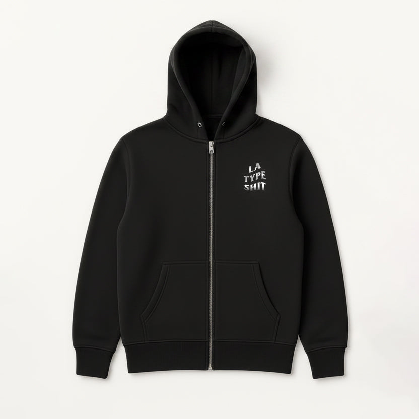 LA TYPE SHIT HOODIE ZIP UP REFLECTIVE