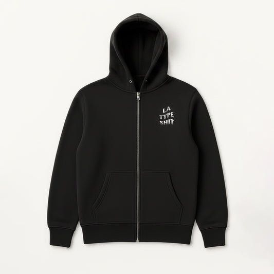 LA TYPE SHIT HOODIE ZIP UP REFLECTIVE